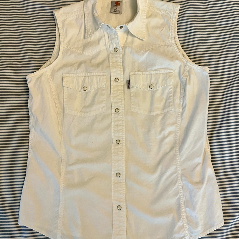 Carhartt White Women's Sleeveless Shirt